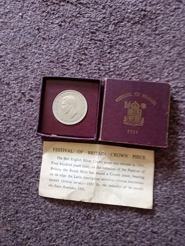 1951 festival britain crown - of,