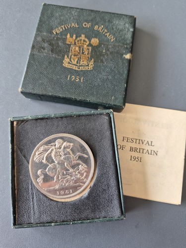 Festival britain crown coin - britain,