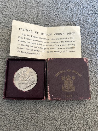 1951 festival britain crown - 1951, of