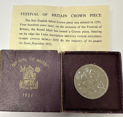 1951 festival britain crown - 1951,