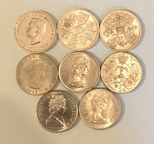 1951 1981 crown coins - 1951,
