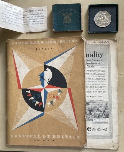 Festival britain 1951 coin - of,