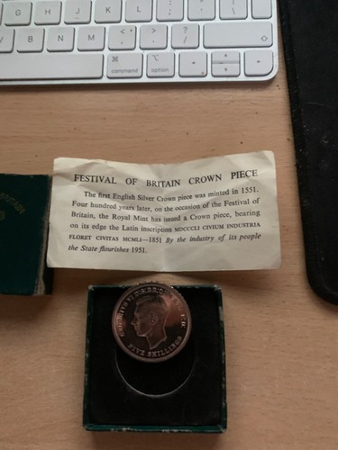 Vintage george 5 shilling - george,