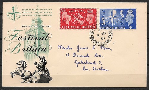 Stamps 1951 festival - stamps,