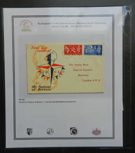 1951 first day cover - 1951, cover:
