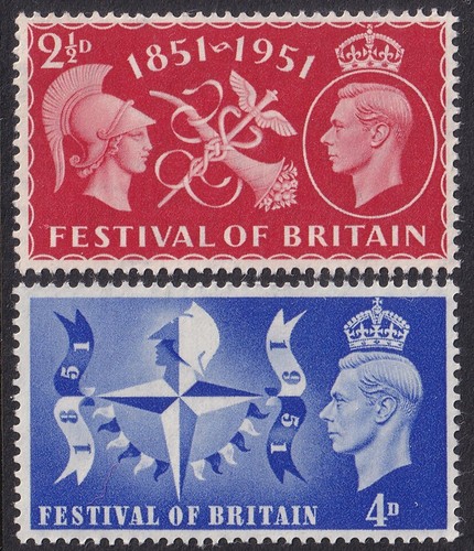 Sg513 514 festival of - 2½d-4d,